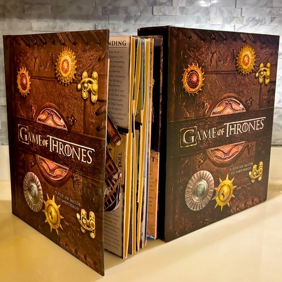 🆕HBO Game of Thrones 3D Pop-Up Guide to Westeros DELUXE EDITION Interactive Map - Picture 4 of 16